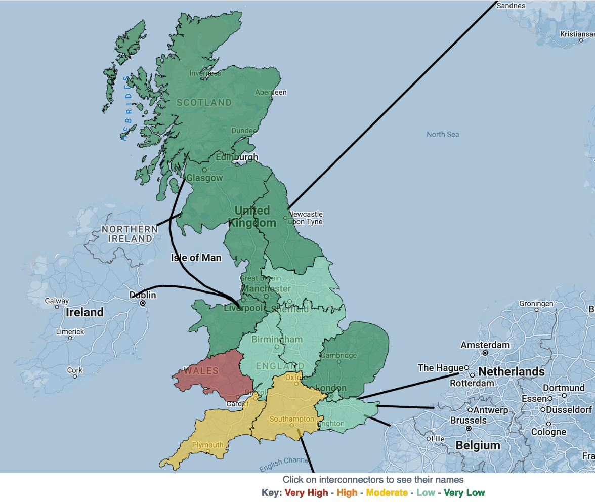 Carbon intensity data